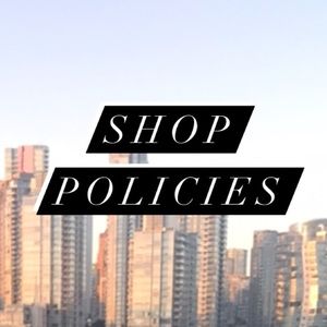 My shop policies